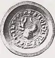 Helmsiegel des Johannes Shamborii, genannt von Schiltberg (1326)