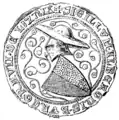 Siegel des Burggrafen Albero von Leisnig (1294)