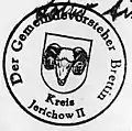 altes Siegel der Gemeinde Brettin
