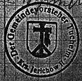 Altes Siegel der Gemeinde Tucheim