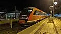 Ein Siemens Desiro Classic (642-147) der Südostbayernbahn im Bahnhof Rosenheim.