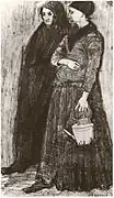 Sien mit ihrer Mutter