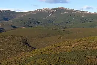 Sierra de la Culebra mit Peña Mira