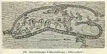 Ramsundritzung n. O. Montelius 1877