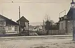 Vögelimühle 1917, Kanal noch nicht zugedeckt