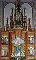 Der Mutter-Gottes-Altar, einer der beiden Seitenaltäre in der Pfarrkirche