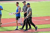 Logan Cunningham (rechts) – 5,30 mCale Simmons (links) – 5,30 m