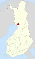 Lage von Simo in Finnland