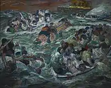 Max Beckmann: Sinking of the Titanic, 1912/1913