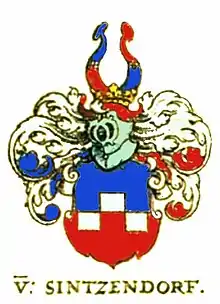 Wappen derer „von Sintzendorf“, unter „Österreichische“, in Siebmachers Wappenbuch von 1605