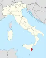 Lage innerhalb Italiens