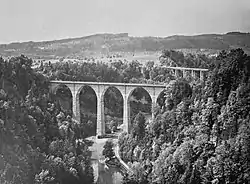 Sitterviadukt bei Bruggen ca. 1948
