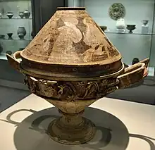 Lekanis in Doppelkegelform der Centuripe-Gattung, 3. Jh. v. Chr., Düsseldorf, Hetjens-Museum