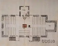 Umbauplan (1695), Grundriss