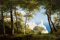 P. C. Skovgaard: View of the sea from Møens Klint, 1850