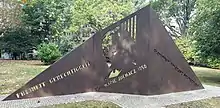 Denkmal von Gerd Winner, 2017, Mehringplatz, Berlin-Kreuzberg