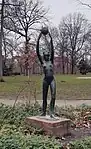 Christa Sammler: Mädchen mit Ball, 1965