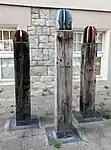 Drei Stelen, (1995)Berlin-Johannisthal