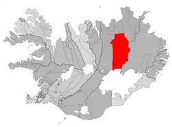 Lage von Landgemeinde Skútustaðir