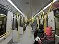 Durchgängig begehbarer Zug (Innovia Metro 300) des Vancouver SkyTrain