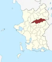 Lage des Antvorskov Sogn in der Slagelse Kommune