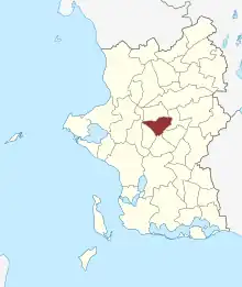 Lage des Gerlev Sogn in der Slagelse Kommune