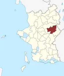 Lage des Sørbymagle Sogn in der Slagelse Kommune