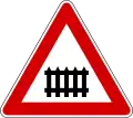 beschrankter Bahnübergang