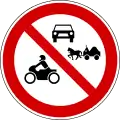 Fahrverbot für Kraftfahrzeuge und Fuhrwerke