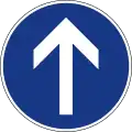 geradeaus fahren