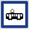 Straßenbahnhaltestelle
