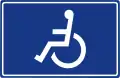 Behindertenparkplatz
