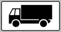 Zusatzzeichen, KFZ über 3,5 t