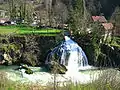 Blick auf einen Wasserfall von der Nordseite