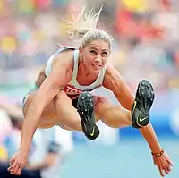 Mit 13,95 m scheiterte Snežana Rodić in der Qualifikation