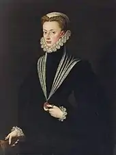 Bildnis der Johanna von Habsburg, um 1561