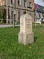 Grenzübergangsstein in Hohberg
