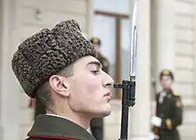 Surpersianer-Militärmütze, Aserbaidschan (2017)