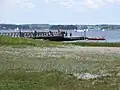 Der Badesteg im Juni 2015