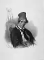 Hermann Wilhelm Soltau, Lithografie von C.Schultz, Paris, 1843
