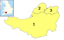 Unitary Authority in Somerset nach dem 1. April 2023