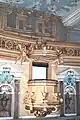 Kanzel und Orgel in der Kapelle