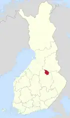 Lage von Sonkajärvi in Finnland