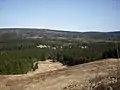 Blick vom Großen Sonnenberg nach Norden auf die Siedlung