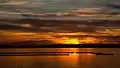 Sonnenuntergang am Großen Brombachsee