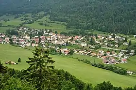 Sonvilier, vom Château d'Erguël aus