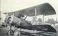Sopwith Pup mit 100 PS Gnome-Monosoupape-Motor und der längeren, unten offenen Motorhaube mit vier Luftschlitzen