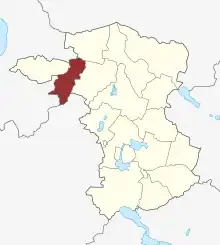 Lage des Skellebjerg Sogn in der Sorø Kommune