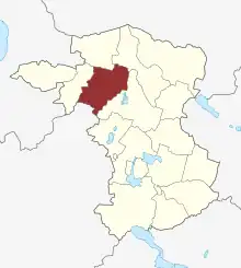 Lage des Tersløse Sogn in der Sorø Kommune