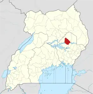 Lage von Soroti